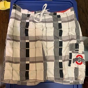 Ohio State swim trunks